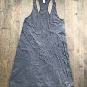 Grey American Apparel Tank Top Dress-Size M